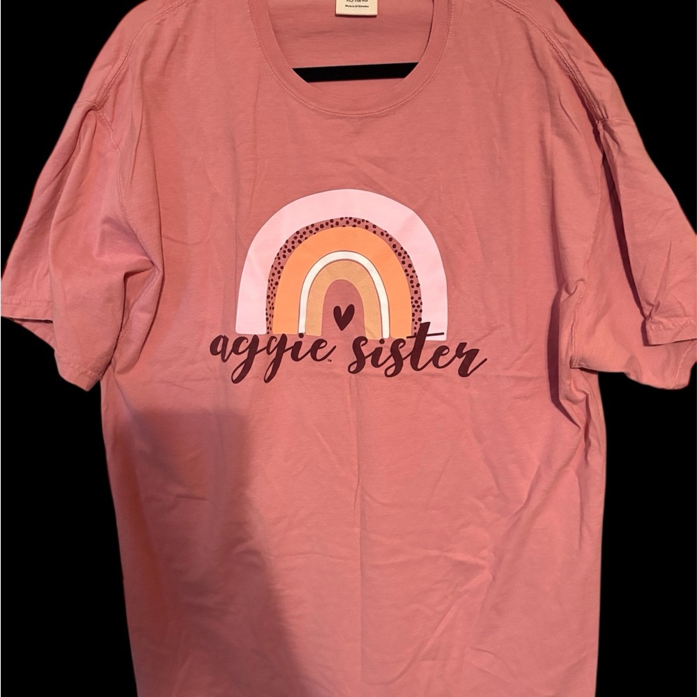 Aggie Sister Pinkish T-Shirt